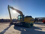 Back corner of used excavator